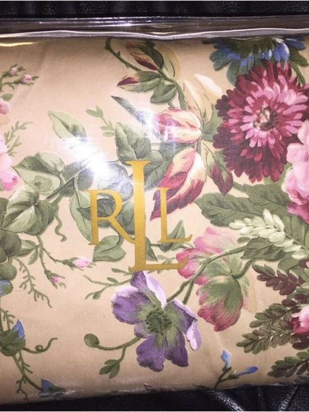 Vintage Ralph Lauren ADRIANA Floral FULL/QUEEN Duvet / Comforter Cover Bedding